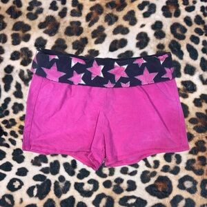 Star foldover shorts